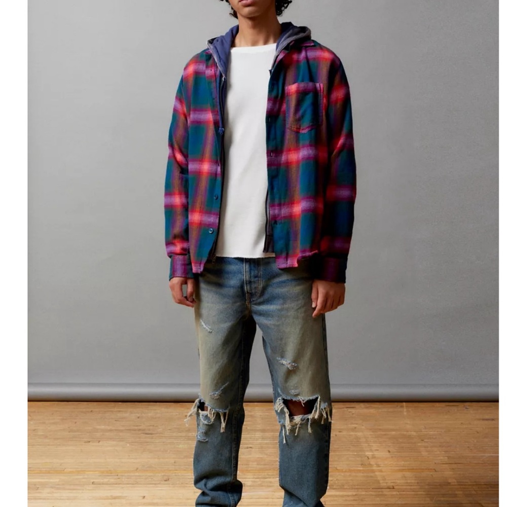 BDG Urban Outfitters Men’s Vintage Flannel Shirt, Size Large